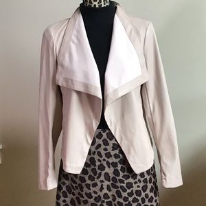 BB DAKOTA light pink faux leather jacket